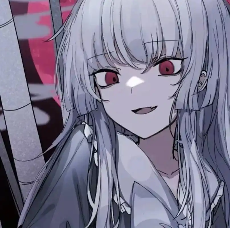 暗黑系动漫女生头像