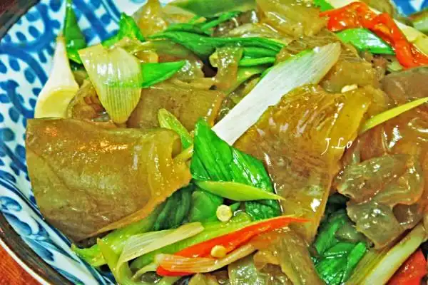 【私房食谱】快炒鱼皮