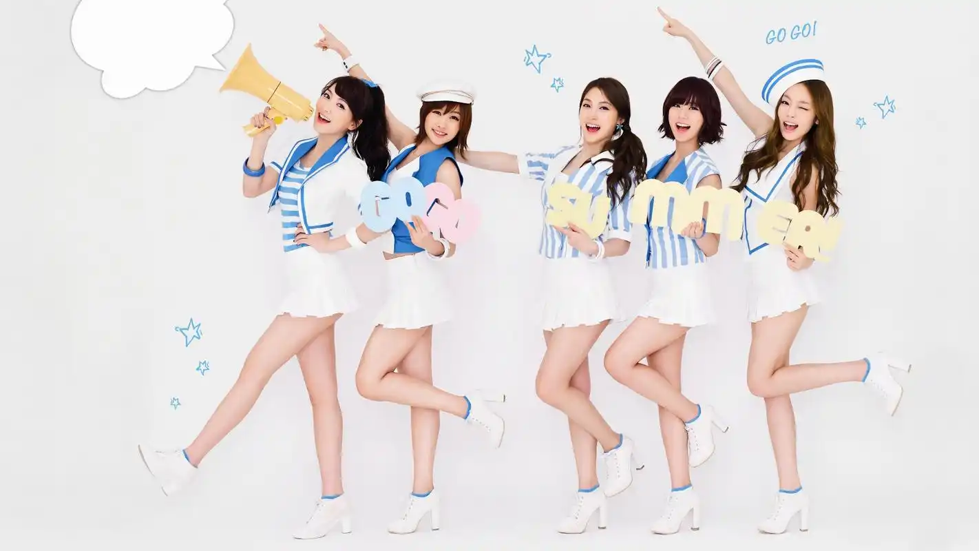 kara韩国女子组合可爱女生桌面壁纸