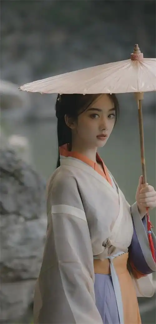 古装美女真人图画唯美古风女生真人高清图片