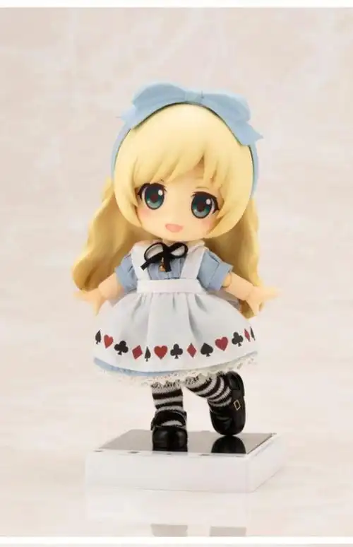 小红帽爱丽丝梦游仙境手办 alice兔耳q版粘土人偶关节可动可爱 q版