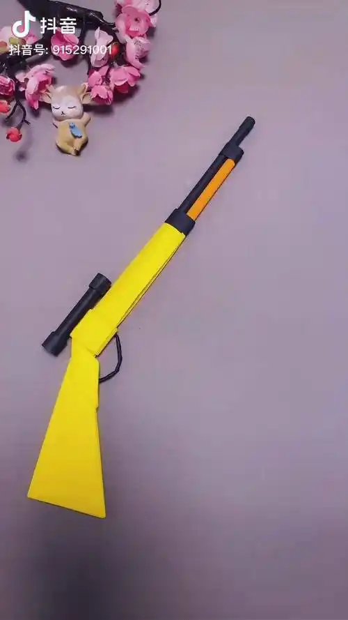 我有98k啦大吉大利今晚吃鸡折纸手工制作98k