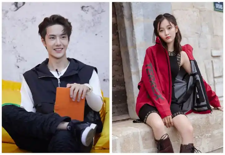 王一博师妹吴宣仪,华晨宇师妹赖雨蒙,看到侯明昊师妹,网友:妈,我想娶