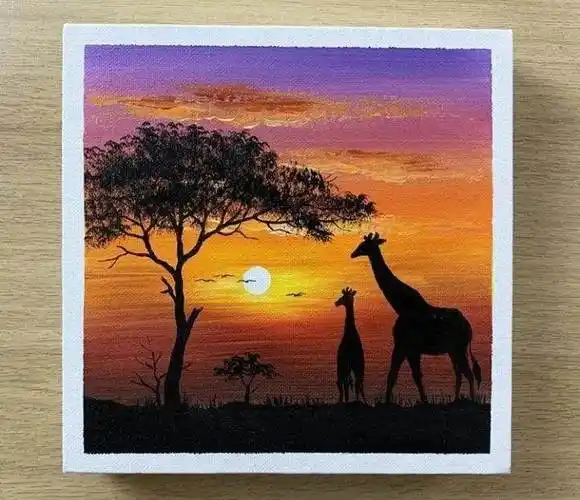 用水粉画的画用水粉颜料画画