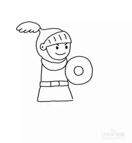 简笔画人物古代士兵怎么画古代的士兵简笔画照着学就行了古代将军怎么