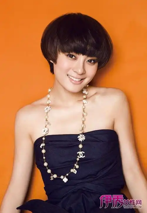 盘点孙俪的最新短发发型造型图片