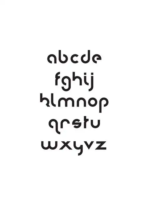 国外origin typeface英文字母字体设计