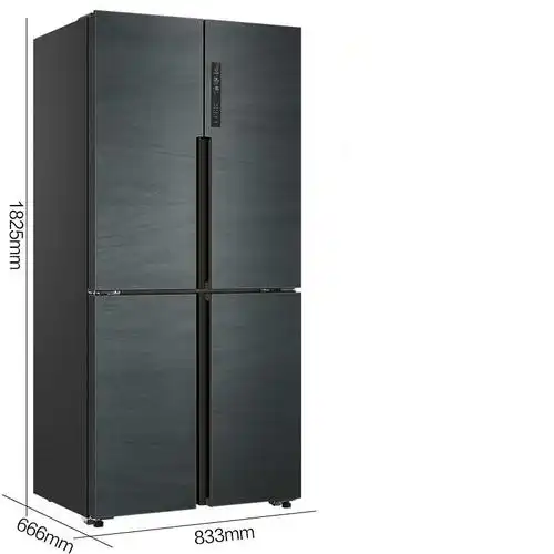 海尔haier对开门冰箱风冷无霜大容量双变频节能纤薄机身家用双开门