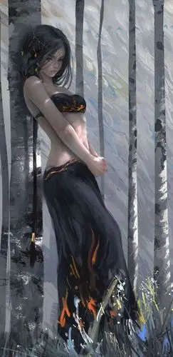 5k手机竖屏分辨率1440x2960鬼刀风铃北漠公主wlop插画29壁纸