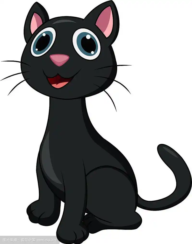 黑猫卡通