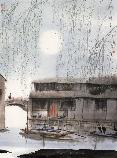 中国名家笔下的小桥流水
