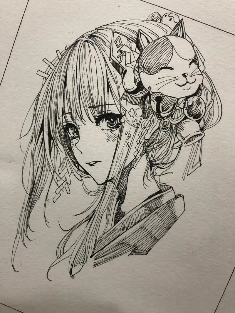 你所期待的未来就是现在.#创作灵感 #二次元 #日漫 #临摹 - 抖音