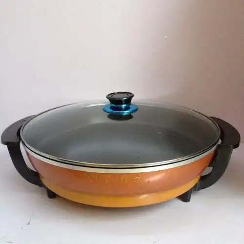 电煎锅40cm大号韩式多功能不粘电煎锅 无油烟电煎铛 油煎包电热锅