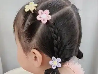 短发宝宝编发 #儿童编发 #夏日清凉发型 #儿童编发教程 #编发嫉单