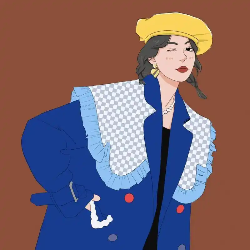 插画 | 头像 |把自己过成一束光,自信坦荡 光芒万丈 图片可做个人头像