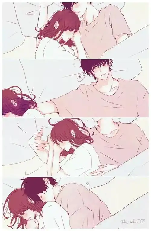 一组看完有点害羞的插画只有恋爱中的人才能体会