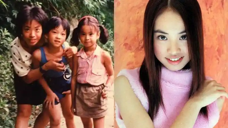 从小美到大蔡依林po童年照迷你裙大长腿图文