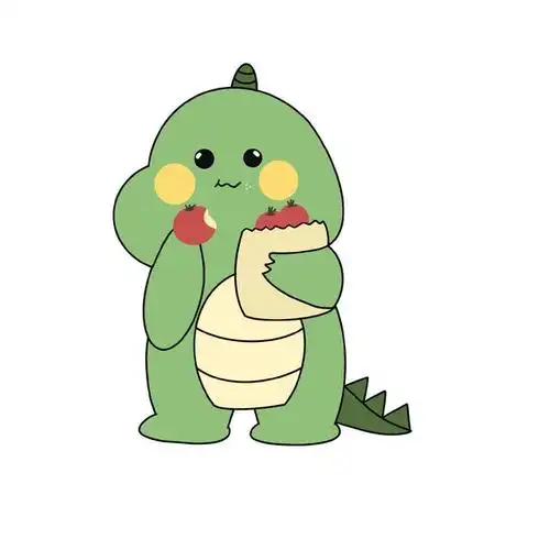 可爱的小恐龙头像,很可