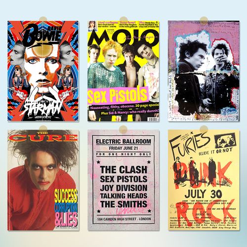 rock经典摇滚乐队海报|英伦美式复古punk|工作室酒吧装饰画壁纸