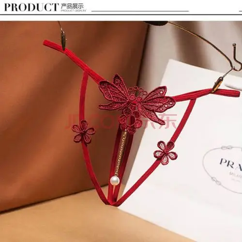 内衣 女式内裤 望夏的非言 丁字裤勒裤阴超性感女士丁字裤布料少全露