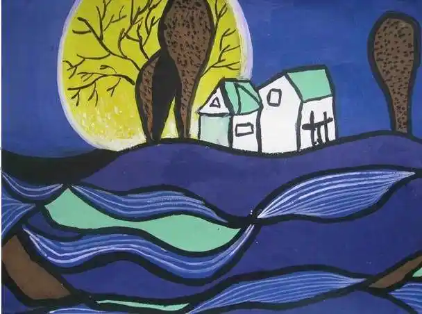 初中生水彩画绘艺术节画获奖作品初中生水彩画作品