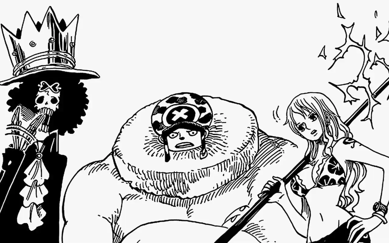 《海贼王》黑白漫画桌面壁纸下载