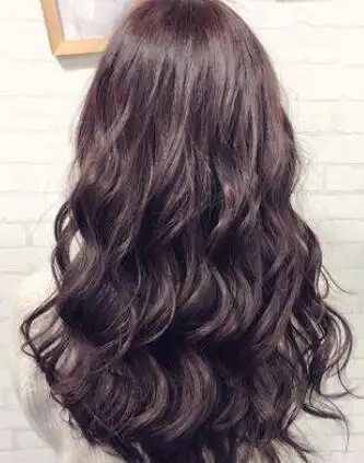 2020少女长发烫发发型图片