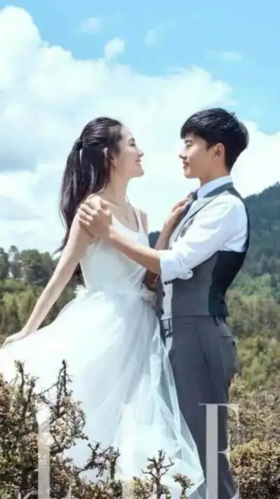 张杰 谢娜 明星 恋爱 婚礼 手机壁纸