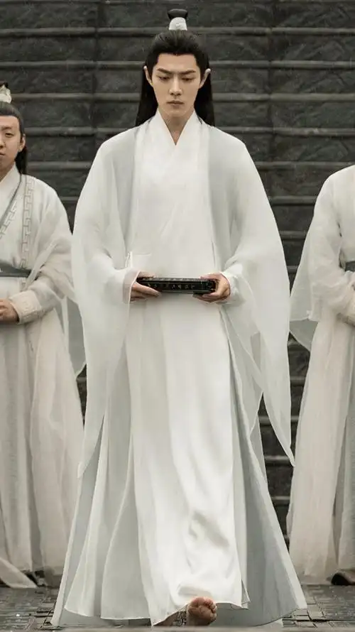 肖战赤脚穿古装不拖地##肖战时影##玉骨遥