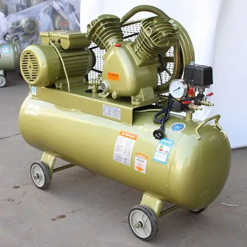 木工喷漆空气空压压缩小型工业打气泵无油高压充便携活塞气泵220v