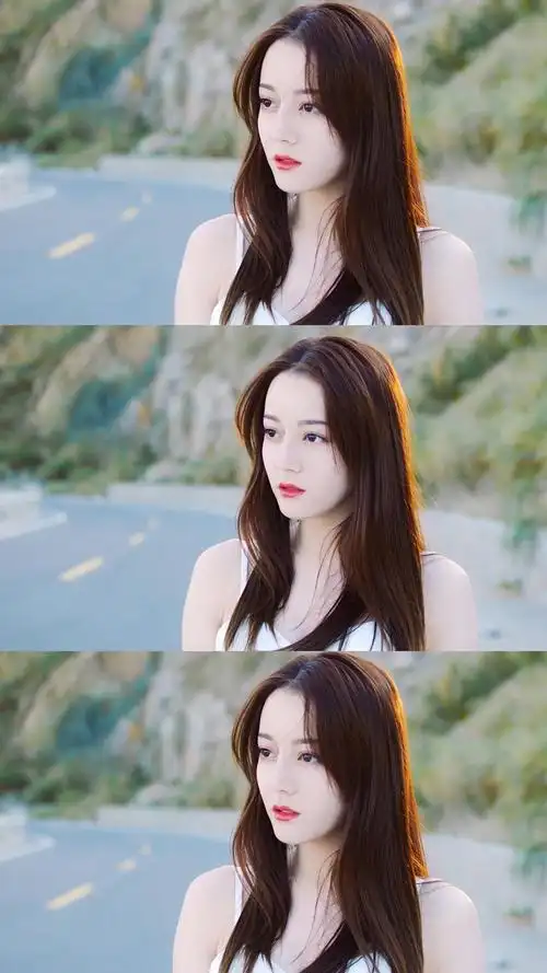 迪丽热巴拼接手机壁纸