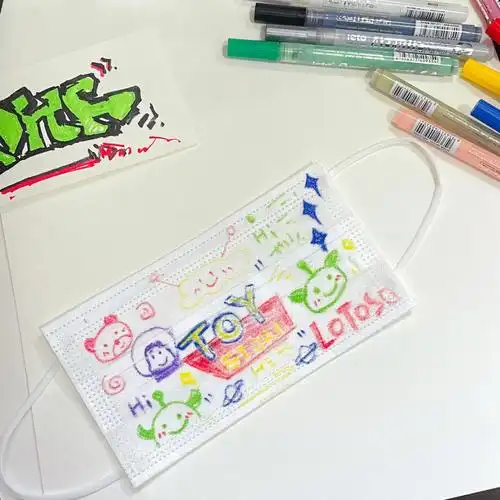 丙烯口罩涂鸦巴斯光年今天不想当大人