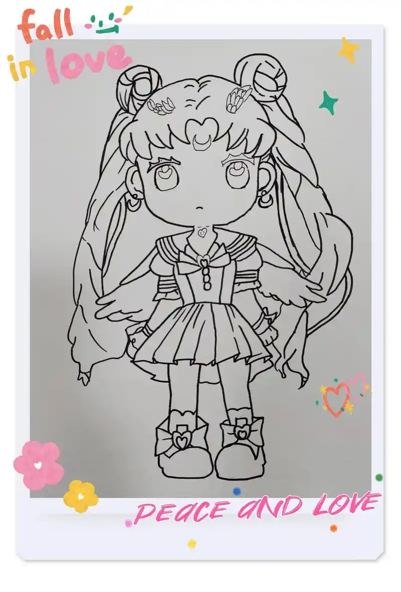 mancy小鳕羔78 晴今天画的#美少女战士 #sailor - 抖音