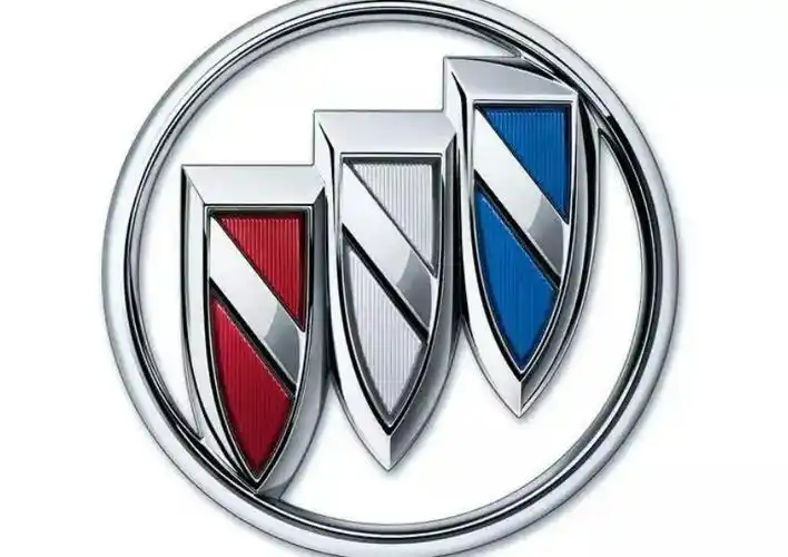 车标是三个盾牌的汽车品牌是别克汽车.