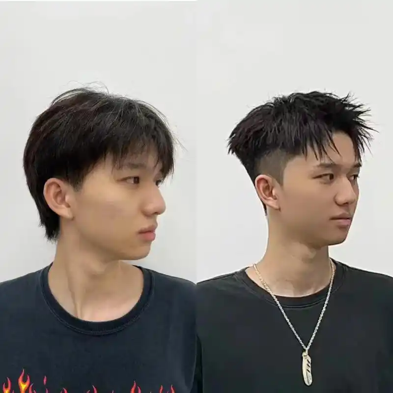 2022年夏季流行男士发型,立体前刺.还不知道自己适合什么发 - 抖音