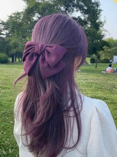 紫色系的女生们一定要试试这个树莓葡萄紫95葡萄紫色头发的仙气96