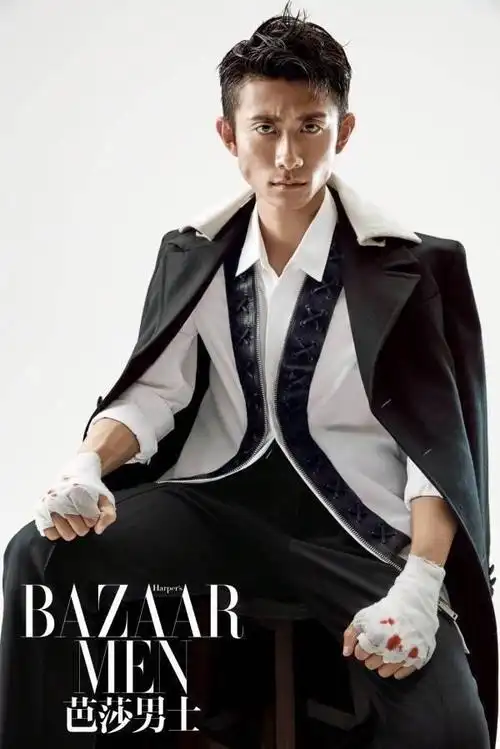 张一山登芭莎男士封面驾驭不同风格有没有被他的眼神惊到