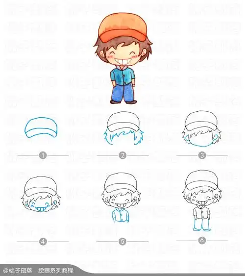 超萌可爱小人物简笔画超萌可爱小人物简笔画视频