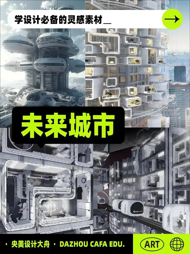 校考高分密码 | 素材分享-未来城市.关键词:未来城市,社群 - 抖音