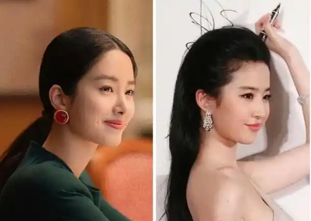 刘亦菲杨采钰撞脸,网友直呼:太神奇了