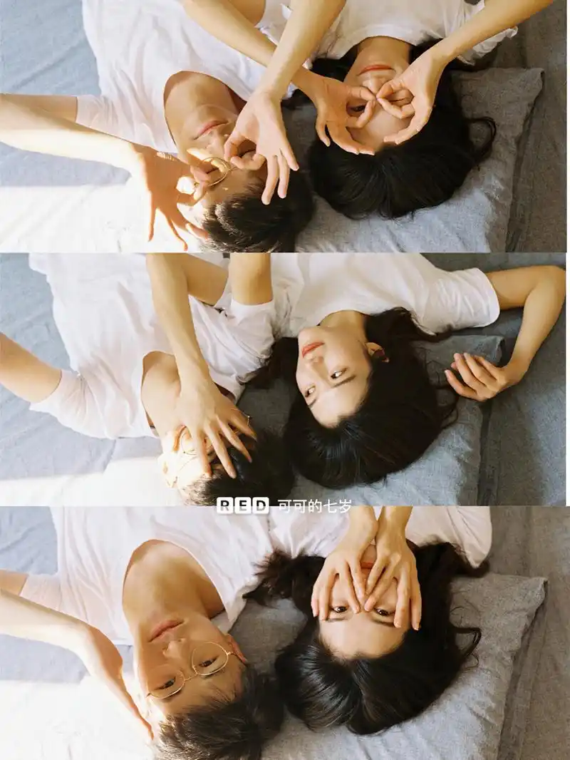 我特别喜欢这种好看又温馨的情侣照,其实平时日常的生活中就可以拍出