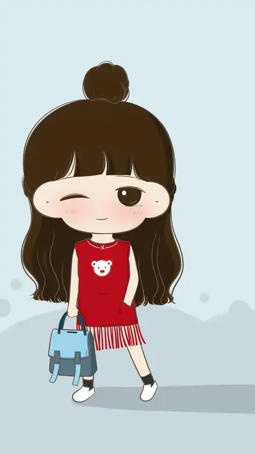 小希与阿树,可爱,卡通,壁纸生活随心随性,感情洒脱自信.