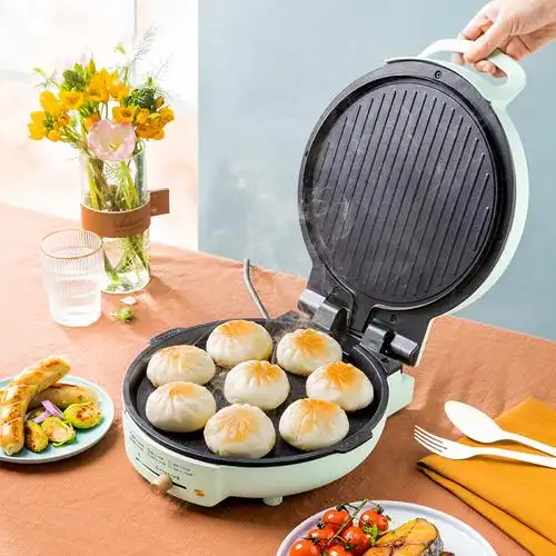 小熊bear电饼铛dbcc15m1家用电煎锅双面加热电饼档可拆洗迷你电烤盘