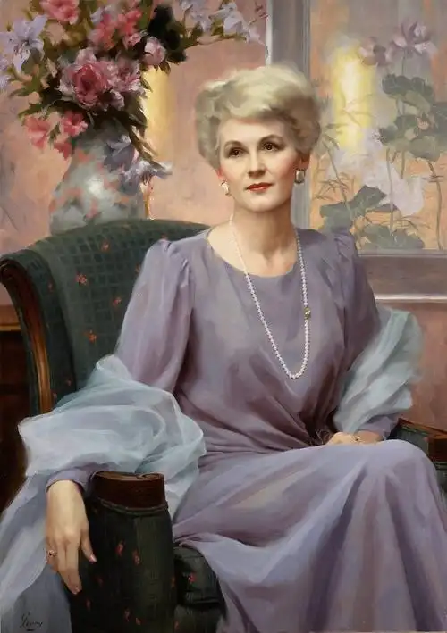 美国杰弗里·基尔geoffrey geary肖像油画