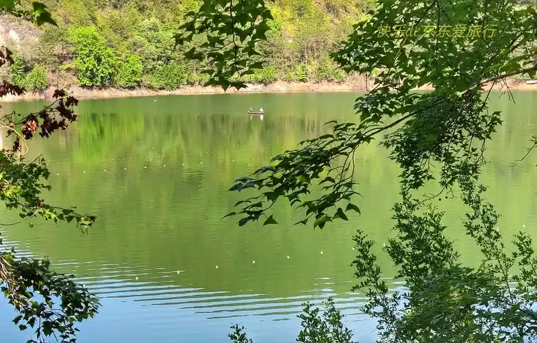 梅州城北干才水库绿水青山风景宜人永不干枯