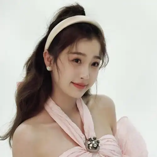 两个人的小森林同款发卡 虞书欣同款浅蓝色缎面发卡发箍复古港风头箍