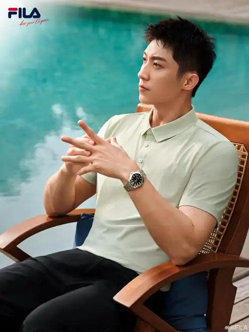 fila时尚运动代言人黄景瑜##fila精致商务