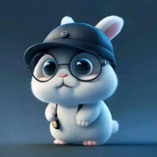 新年兔子头像 可爱呆萌兔兔 兔年头像_壁纸_来自_情感