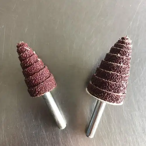 包邮锥形磨头尖形氧化铝砂纸磨头15-30mm-阿里巴巴