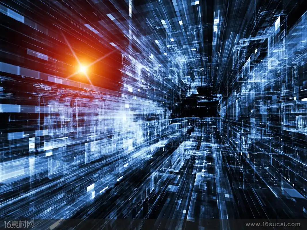 个性立体科技光效背景高清图片 - 素材中国16素材网